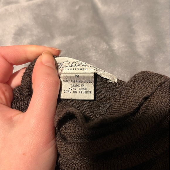 Brooks Brothers merino wool turtleneck - Picture 3 of 3